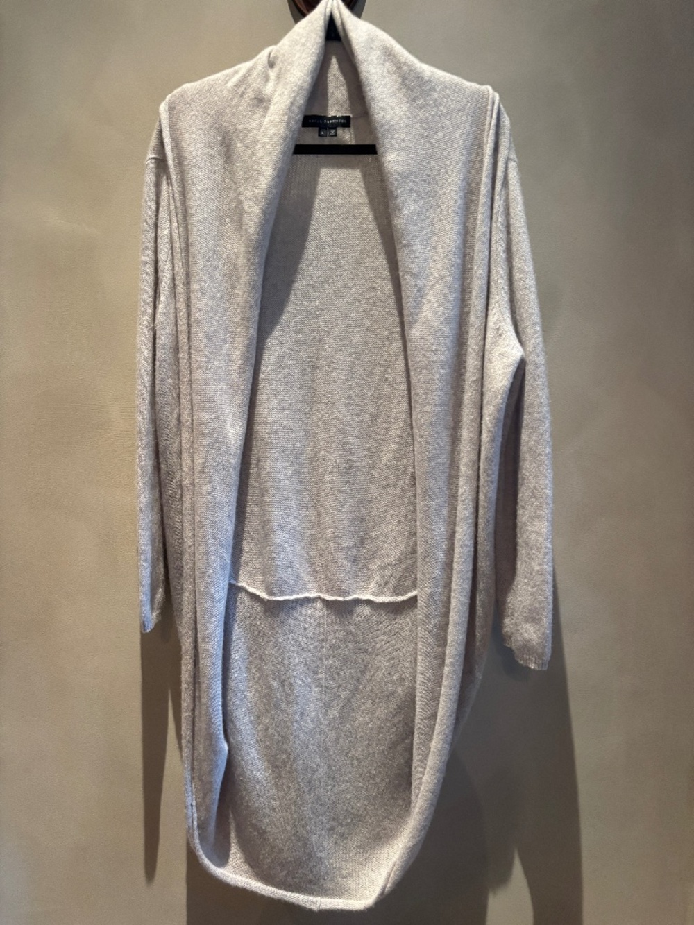 SKULL CASHMERE Grey Open Cardigan